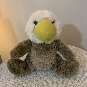 TAG Brown and Yellow Plush Eagle